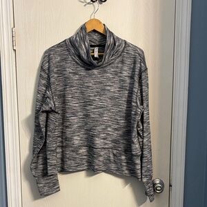 RBX Charcoal Heather Cowl Neck Sweater